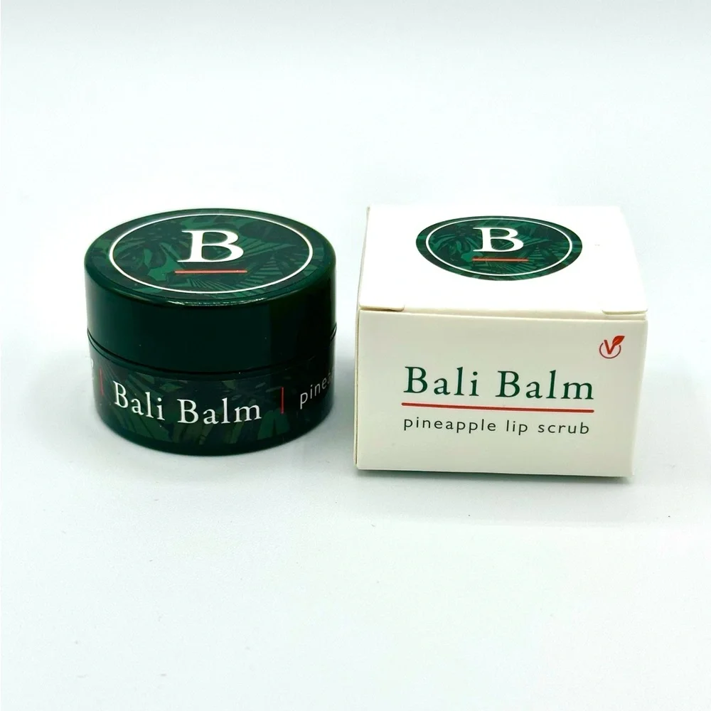 Bali Balm Pineapple Lip Scrub 15ml Full Size BNIB Vegan Hydrating Exfoliating